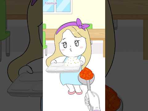 보라 급식 제로투 피하기 / School lunch zero two dodging meme #Shorts thumbnail