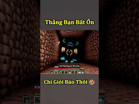 Khi Tôi Xuống Mỏ Cùng Thằng Bạn Bất Ổn Trong Minecraft 🤣 #shorts thumbnail