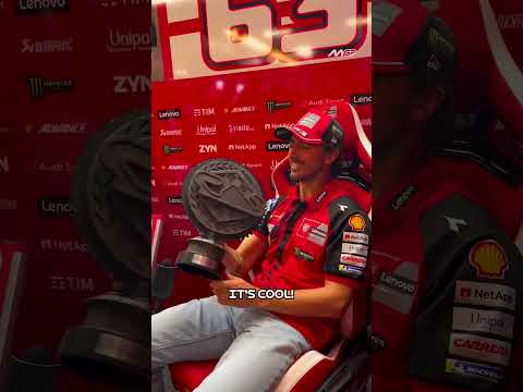 P3 and the "compass" trophy go to Pecco Bagnaia after Joan Mir's penalty! thumbnail