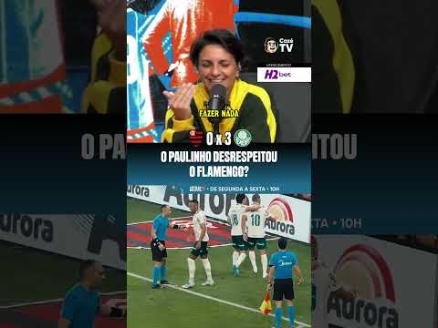 E aí? Você acha que a provocação do Paulinho depois do 3º gol do Palmeiras foi justa? thumbnail