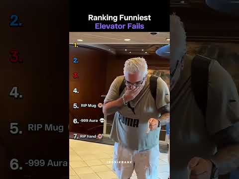 Ranking Funniest Elevator Fails 😭 thumbnail