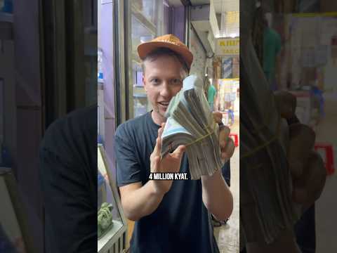 Exchanging $1000 on the BLACK MARKET in Myanmar thumbnail