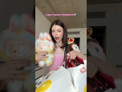 İnanılmaz Popmart hediyelerim🫣 #meryemcan #shorts #popmart thumbnail