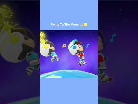 Flying To The Moon 🌙🌝 | Islamic Series & Songs For Kids | Omar & Hana English thumbnail