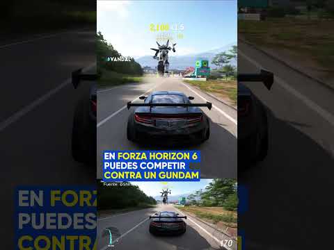 Puedes correr CONTRA UN GUNDAM en Forza Horizon 6 🤖🚗 #forzahorizon6 #gaming #vandal thumbnail