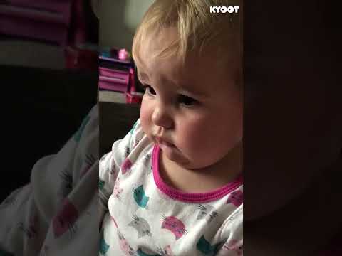 Her little smile at the end is everything! ? #babies #cute #hugs #funny #shorts thumbnail
