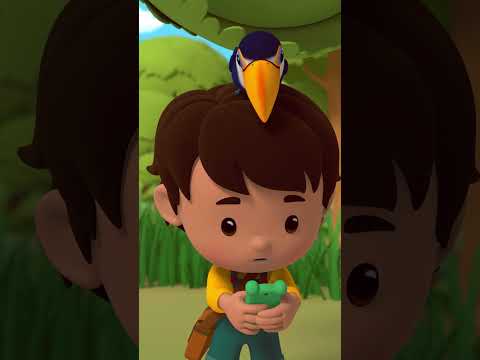 Will this Hummingbird survive from the Praying Mantis' attacks?! | Leo the Wildlife Ranger #shorts thumbnail