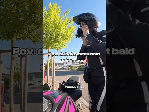Sturmhaube min hass Aber weil sie so teuer war muss ich sie jetzt tragen  #motovlog #period  #vlog thumbnail