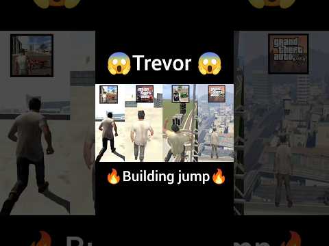 Trevor Jumping from Highest Place in Every indian GTA Game? #gta thumbnail