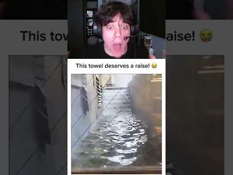This towel NEEDS a raise #shorts #funny thumbnail