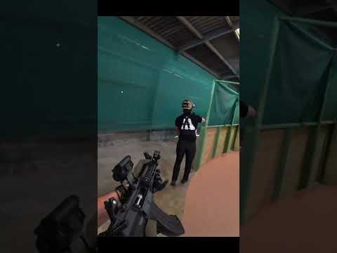 The most oblivious airsoft player ever ? #airsoft #milsim  #prank  #shorts thumbnail