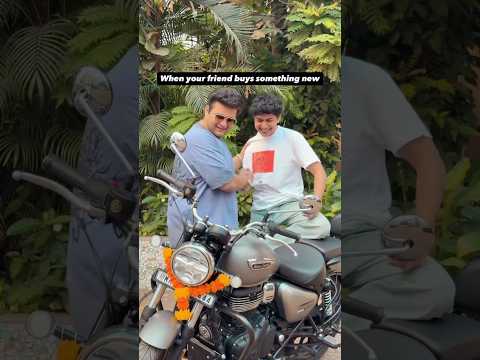 New bike le liya🏍️ #bestfriend #bike #bikelover #bestie #funny #friendship #friends thumbnail