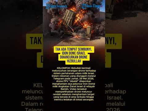 TAK ADA TEMPAT SEMBUNYI, IDON DOME ISRAEL DIHANCURKAN DRONE HIZBULLAH thumbnail