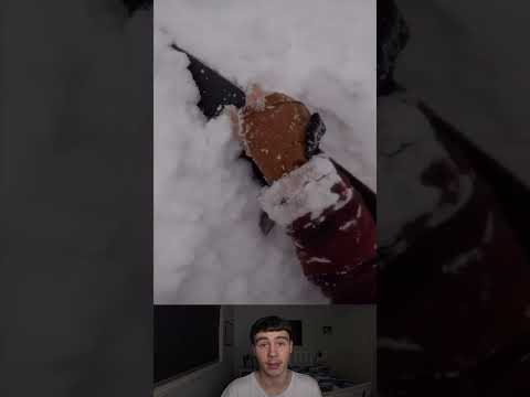 He Got Buried In The Snow #trending thumbnail