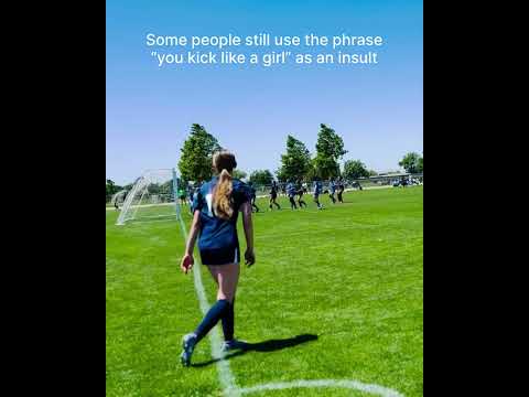 Some people still use the phrase “you kick like a girl” as an insult thumbnail