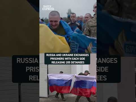 Russia and Ukraine exchanges prisoners with each side releasing 205 detainees ?  #news thumbnail