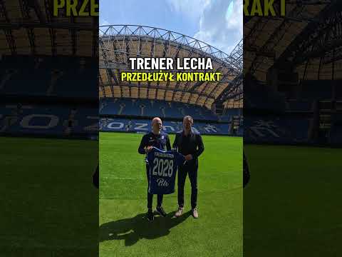TRENER LECHA ZOSTAJE! KONTRAKT DO 2028 ROKU #SHORTS thumbnail