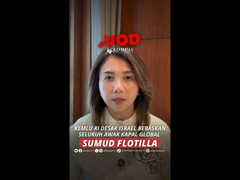 KEMLU RI DESAK ISRAEL BEBASKAN SELURUH AWAK KAPAL GLOBAL SUMUD FLOTILLA #short thumbnail