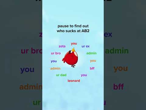 it’s not you is it? #angrybirds thumbnail