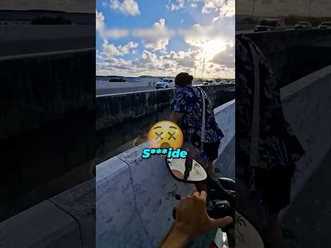 Biker Saves Woman From A Terrible Act 💔 thumbnail