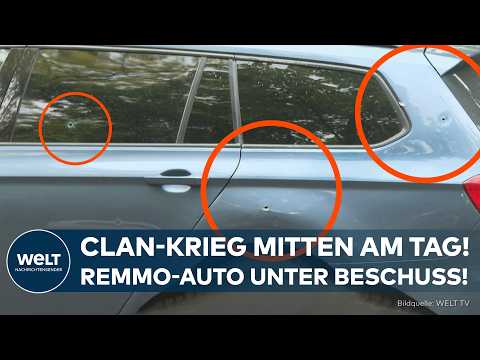 BERLIN UNTER BESCHUSS: Clan-Krieg eskaliert! Schüsse auf Remmo-Auto am helllichten Tag! thumbnail
