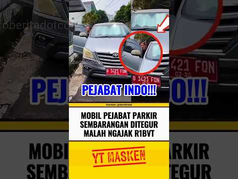 MOBIL PEJABAT PARKIR SEMBARANGAN⁉️ #beritaterkini #trending #fyp #shortsvideo #shorts thumbnail