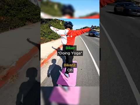 Bikers Doing Yoga In Middle Of Street ? thumbnail