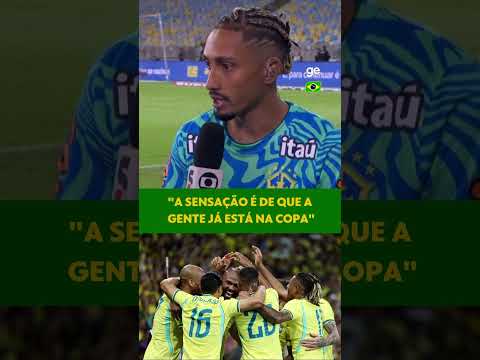 RAPHINHA DIZ QUE SELEÇÃO JÁ ENCARA AMISTOSOS COMO JOGOS DE COPA DO MUNDO | #shorts | ge.globo thumbnail