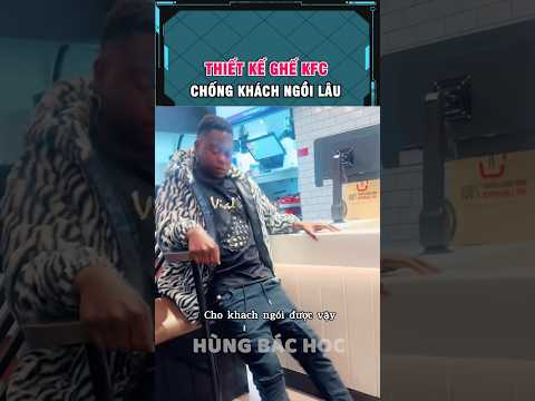 ghế kfc thiết kế phản công thái học 😂 thumbnail