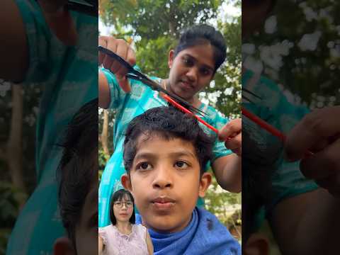 Mẹ tự cắt tóc cho con trai #trendingshorts #trendingvideo #shorts #shortsviral #viralshorts thumbnail