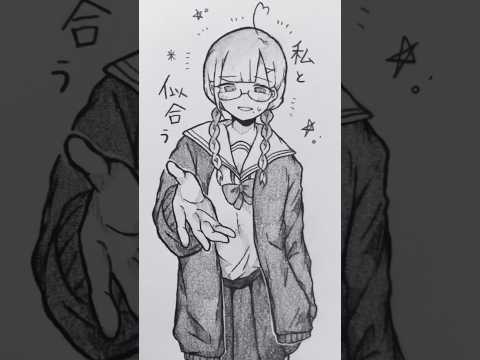 mosimosi？  #創作 #illustration #イラスト #アナログ絵 #short #shorts thumbnail