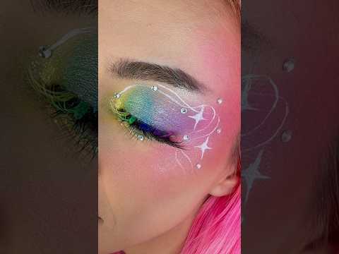 MIRAAA mi maquillaje ARCOÍRIS✨😍🌈🎨 thumbnail