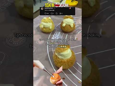 AKAK BUAT CREAM PUFF "TAPI SUARA LATAR BELAKANG BUAT SERAM" thumbnail