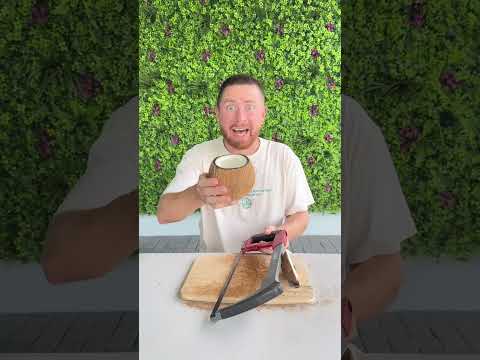 How to Make a Coconut Glass! 🥥😳 thumbnail