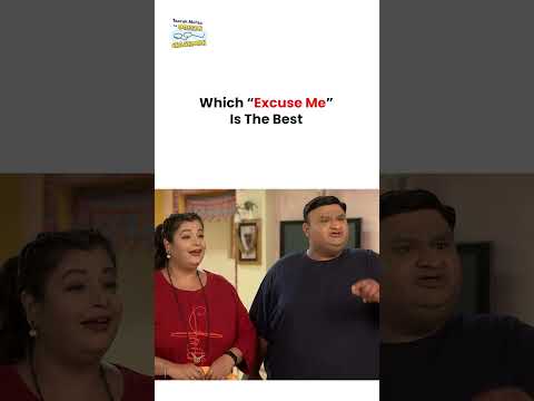 Which Excuse Me Is The Best !  #tmkoc #funny #comedy #taarakmehta #jethalal #daya thumbnail