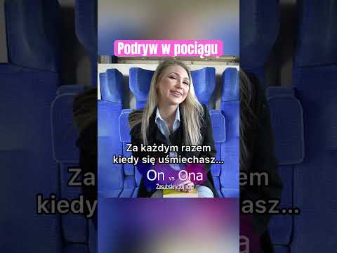 Podryw w pociągu #śmieszne #beka #polskihumor #humor #shortvideo #funny #comedy  #małżeńskieżarty thumbnail