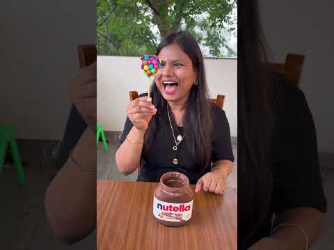 She didn’t even remove the thin plastic from the Nutella. 😭#tomandjerry thumbnail