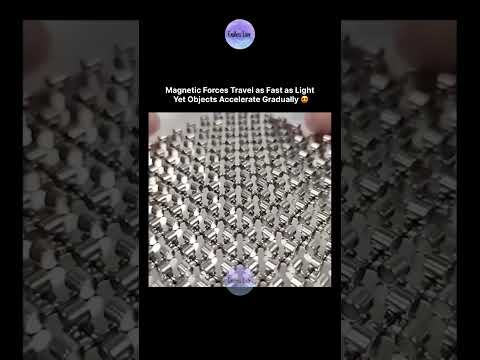 Magnetic Forces Travel as Fast as Light, Yet Objects Accelerate Gradually 😍 thumbnail