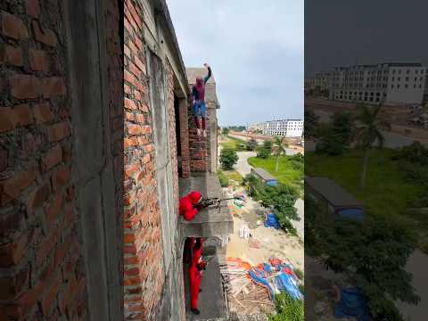 SPIDERMAN vs MONEY HEIST / PART.21 #spiderman #parkour #moneyheist thumbnail