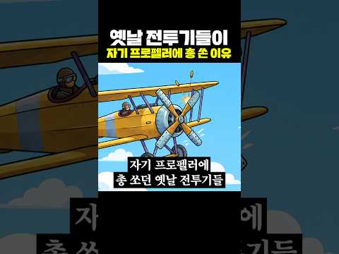 옛날 전투기들이 자기 프로펠러에 총 쏜 이유 thumbnail