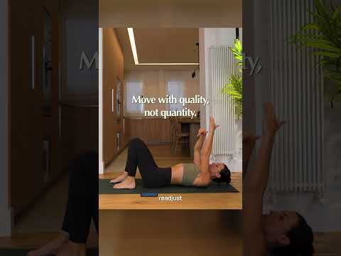 Listen to your Pilates instructor 🙏🏻 It's ALWAYS better to do fewer reps with good form 🔥 #pilates thumbnail