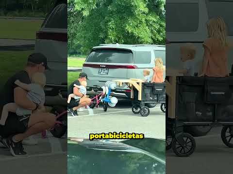 ¿Por qué no se me ocurrió esto antes? 🚲🤯 #hacks #parenting thumbnail