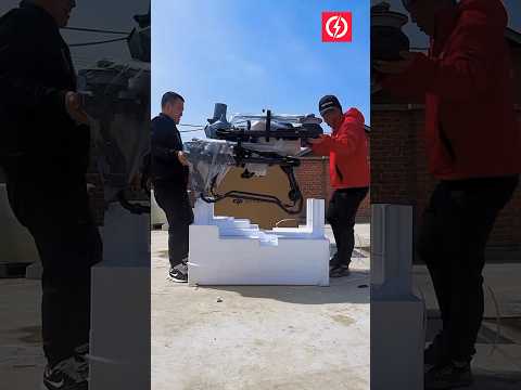 DJI T60 Agricultural Drone Unboxing | Good tools and machinery make work easy  #shorts #dji thumbnail