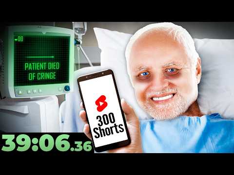 Speedrunning 300 YT Shorts (Any% Brainrot WORLD RECORD) (real) thumbnail