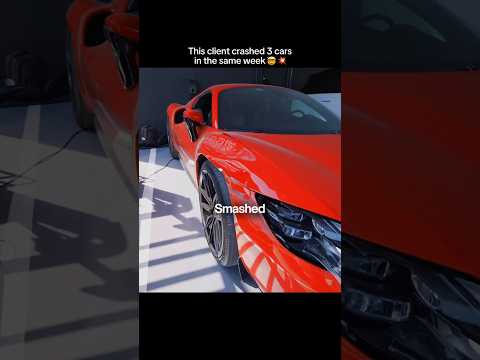 THIS CLIENT CRASHED 3 SUPERCARS IN THE SAME WEEK😱💥📉 thumbnail