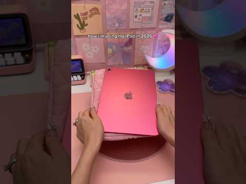 How I'm using my iPad in 2026 💕 | productivity | iPad accessories thumbnail