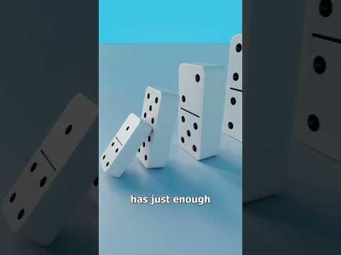 What Happens If Dominoes Keep Getting Bigger 🤯 thumbnail