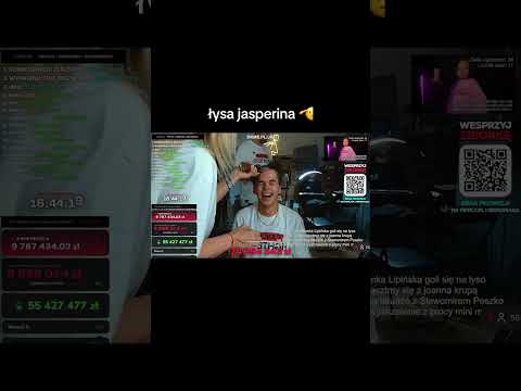 ŁYSA JASPERINA 🥵 wspierajmy Cancer Fighters 🙏 thumbnail
