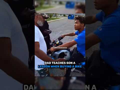Dad Teaches Son A Lesson When Buying A Bike thumbnail