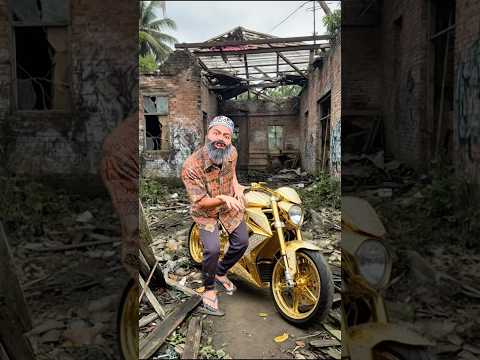 aku orang kaya punya mobil mewah, kakek orang miskin punya motor butut ! thumbnail